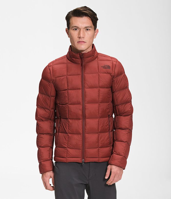 The North Face Mens Puffer Jacket ThermoBall™ Super 741WBPKEC - Dark Red